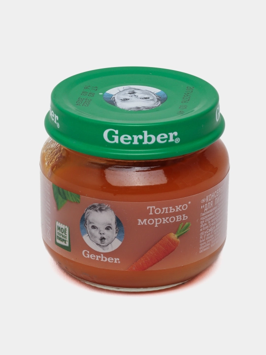 Gerber® "sabzi" pyuresi 4 oydan boshlab, 80 g