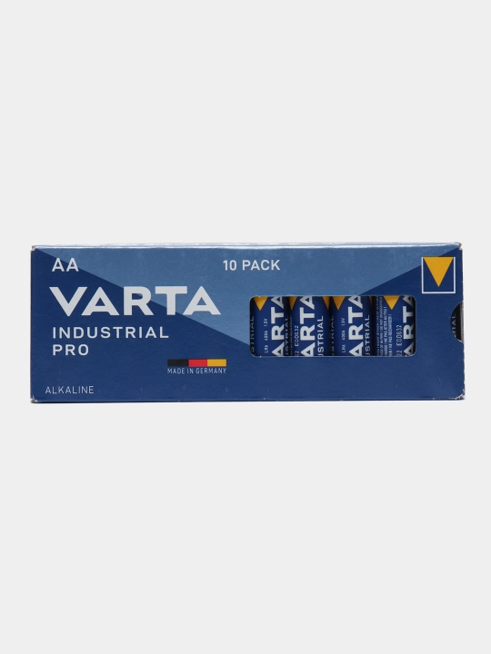 Батарейки VARTA Industrial PRO AA (LR6) щелочные — игрушки, пульты, фонари
