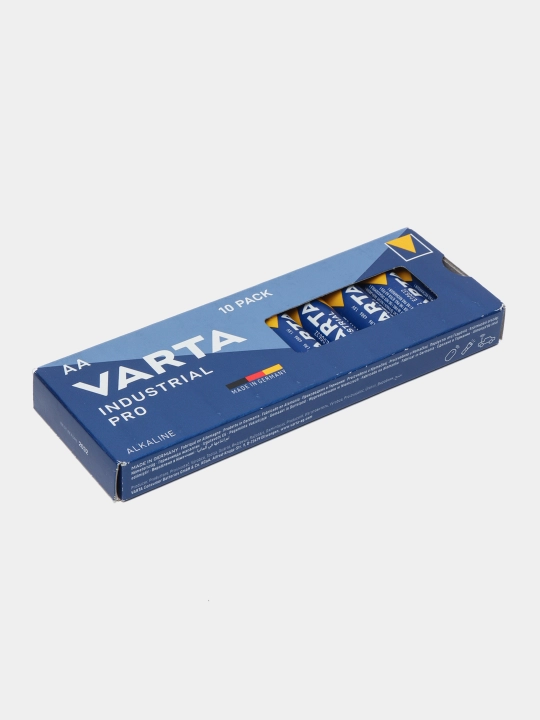 Батарейки VARTA Industrial PRO AA (LR6) щелочные — игрушки, пульты, фонари
