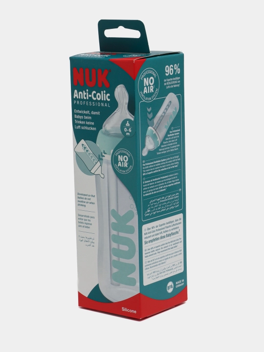 NUK FC+ Anti Colic Professional butilka, polipropilen, 300 ml, 0-6 oy, silikon, M