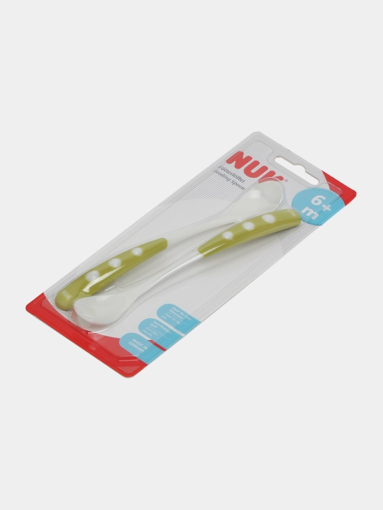 Ложка для кормления NUK от 6 месяцев, 2 шт, 3 цвета