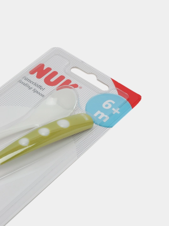 Ложка для кормления NUK от 6 месяцев, 2 шт, 3 цвета