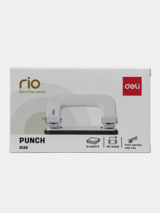 Дырокол Deli Eco 0136