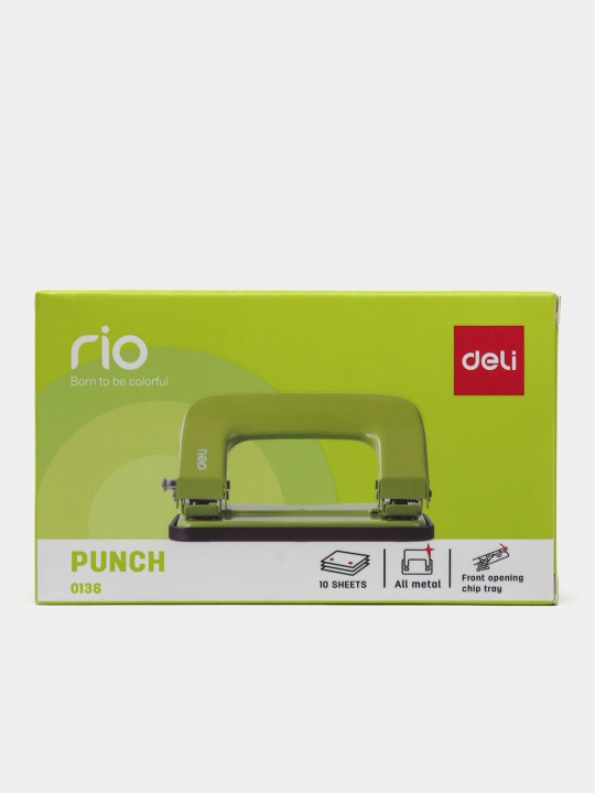 Дырокол Deli Eco 0136