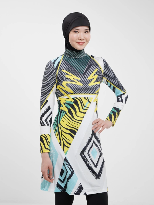 Burkini kupalnigi, yopiq suzish kiyimi - 