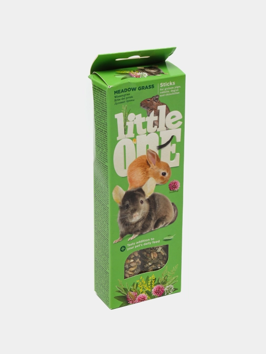 Палочки для грызунов Little One, с луговыми травами, 2 * 55 г