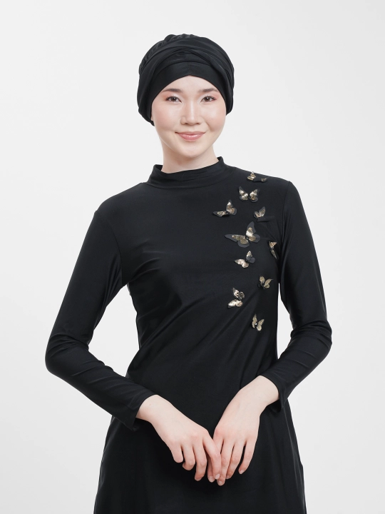 Ayollar suzish kiyimi, yopiq uslubda