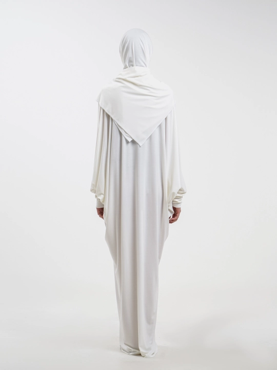 Ayollar ko'ylagi Abaya Muslima, trikotajdan