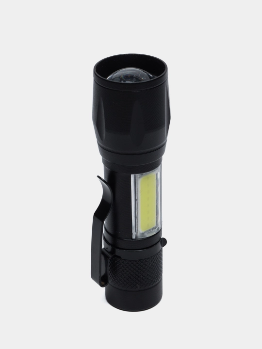 Фонарик XPE+Cob, Light