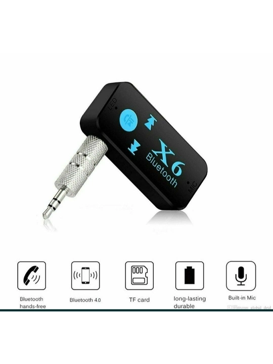 Bluetooth адаптер для автомобиля Aux Bluetooth X6