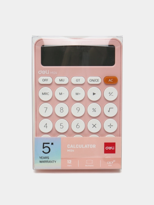 Калькулятор Deli M124, 12 разрядный - 