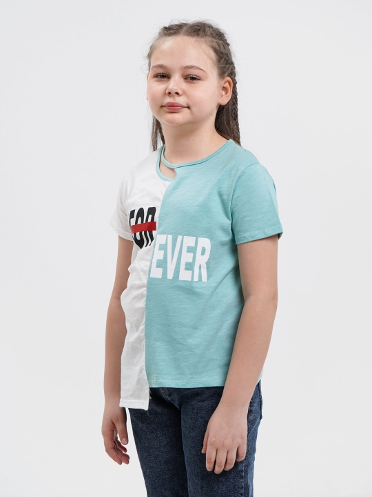 Футболка для девочек Never, 9-11 лет
