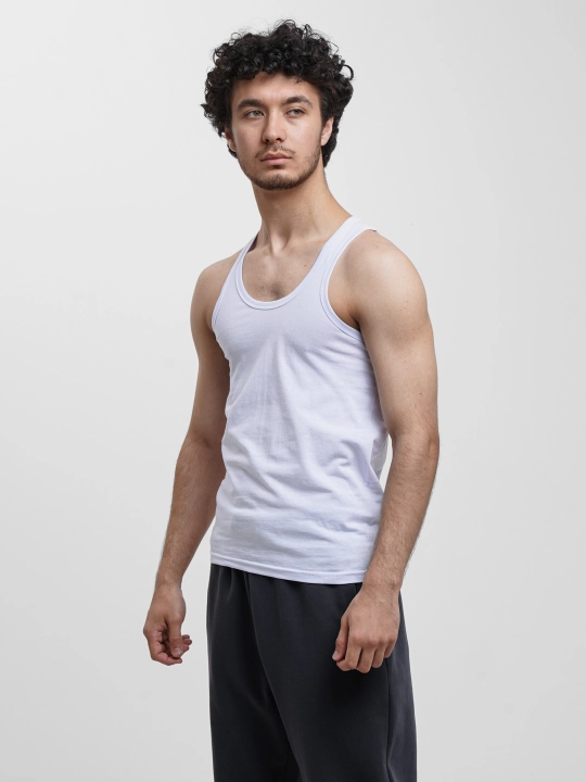 Erkaklar uchun mayka choksiz, cotton