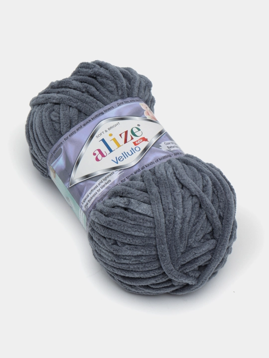 Пряжа Alize Velluto, 100% мikropolyestr, цвет 87, 100 гр, 68 м