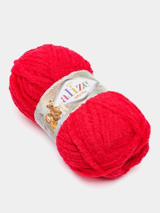 Нить для вязания Alize Softy Plus 120mt 100%Mikropolyestr Color 56, 100 гр