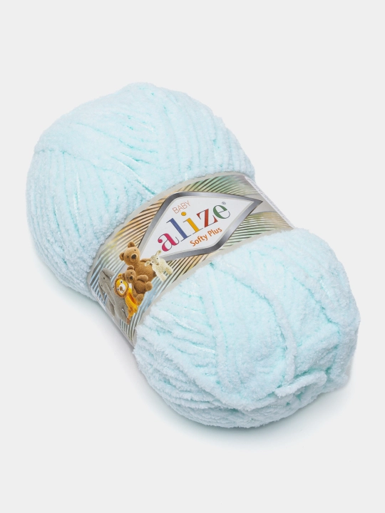 Пряжа Alize Softy Plus, 100% мikropolyestr, цвет 15, 100 гр, 120 м