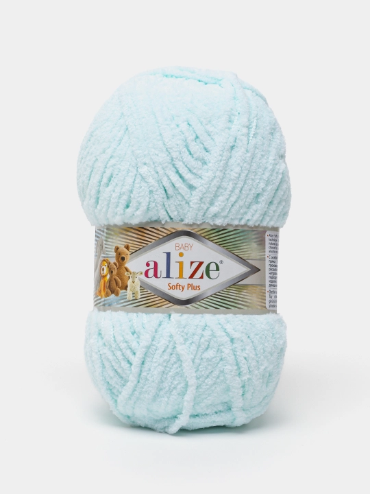 Пряжа Alize Softy Plus, 100% мikropolyestr, цвет 15, 100 гр, 120 м - 