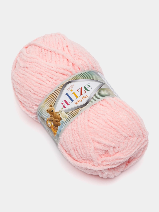 Пряжа для вязание Alize Softy Plus 100% микрополистер цвет 340, 100 г, 120 м