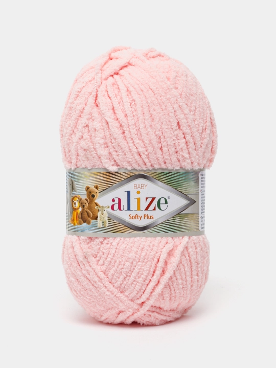 Пряжа для вязание Alize Softy Plus 100% микрополистер цвет 340, 100 г, 120 м - 