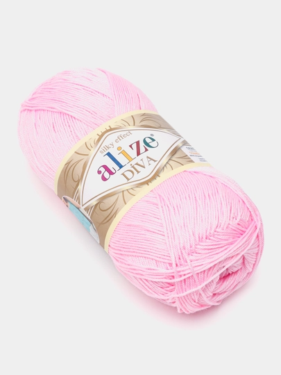 Нить для вязания Alize Diva, 100 % Mikrofiber Akril, цвет 185, 350 м