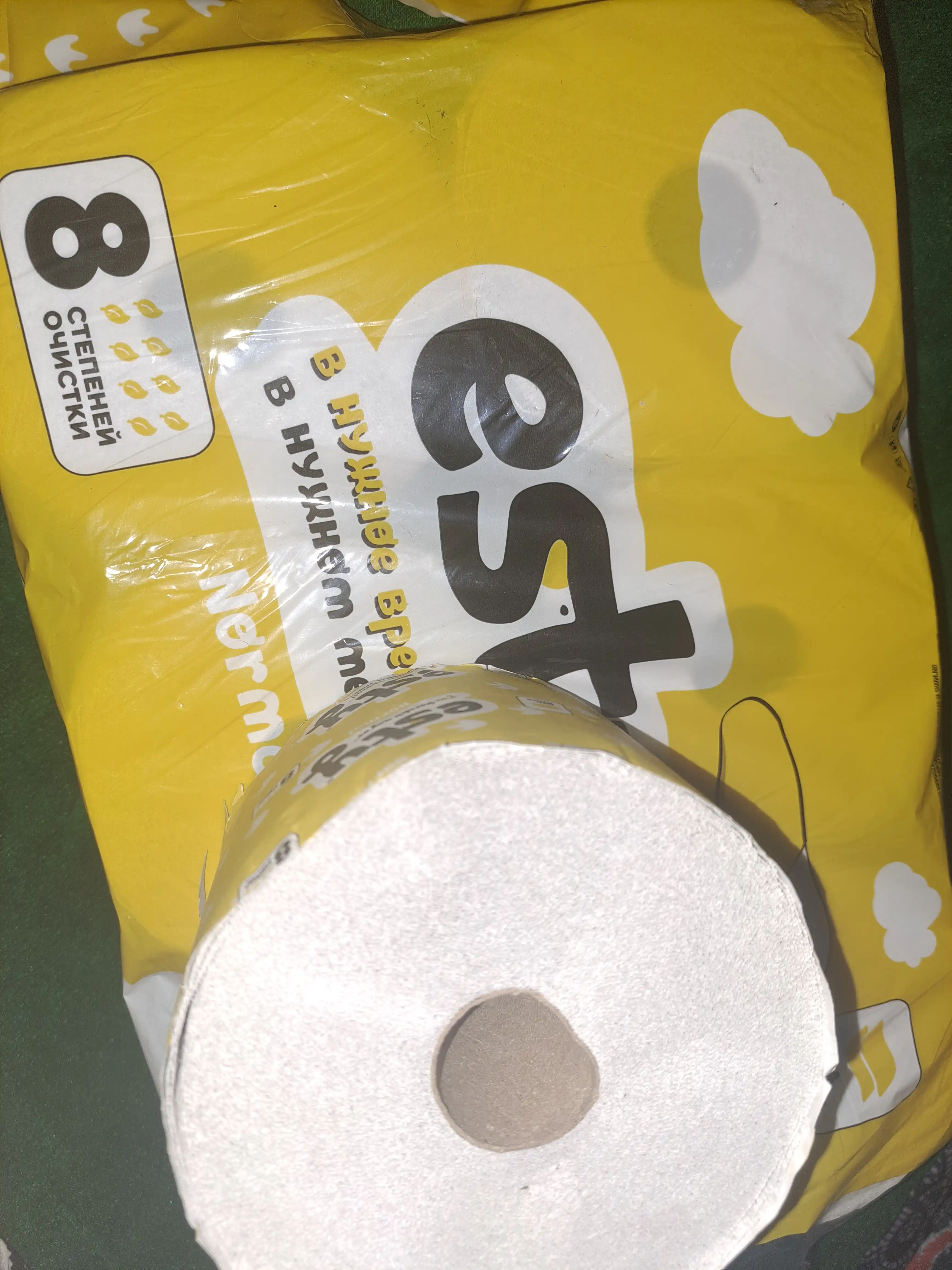 Туалетная бумага Esty, 6 шт