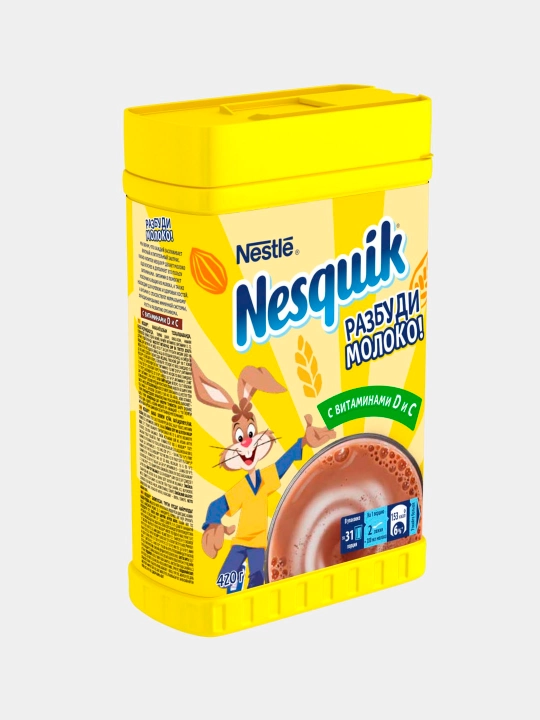 Tez tayyorlanadigan kakao ichimligi "Nestle Nesquik", 420 g