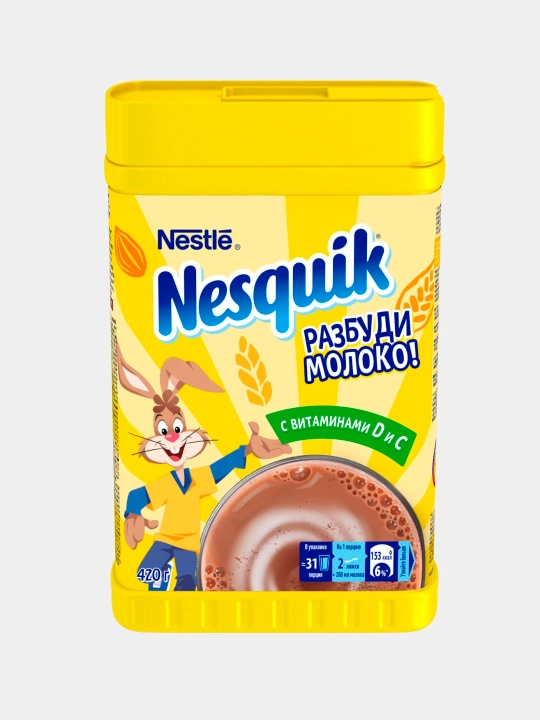 Tez tayyorlanadigan kakao ichimligi "Nestle Nesquik", 420 g