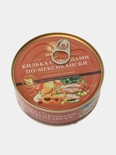 Килька с овощами по-мексикански, Балтийская неразделанная, обжаренная в томатном соусе, 240 г — MISTRAL-MIS0023