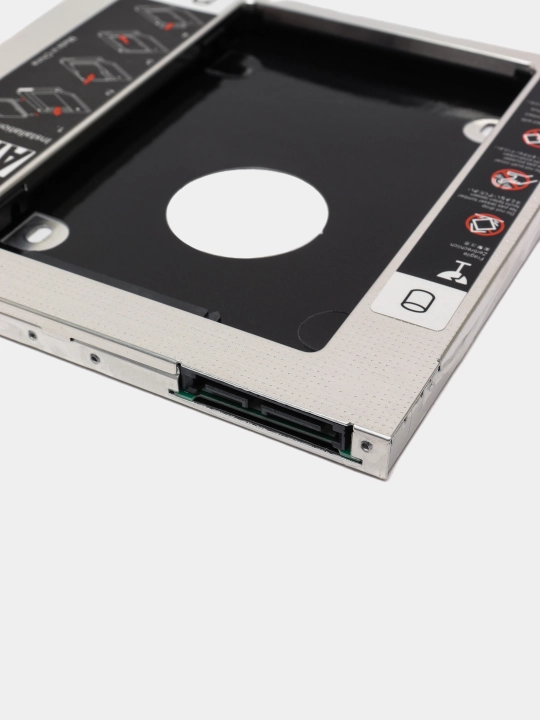 Cалазки для установки дополнительного SSD и жесткого диска в ноутбук HDD Caddy 2.5"