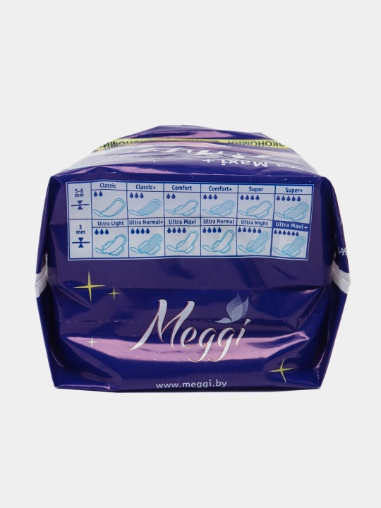 Ayollar uchun gigienik prokladkalar Meggi Ultra Maxi+, 16 dona