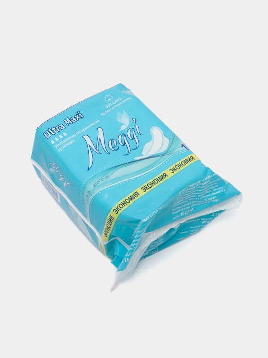 Ayollar uchun sanitariya prokladkalari MEGGI ULTRA MAXI, 16 dona