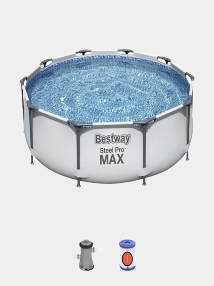 Bestway steel pro max 305x76. Бассейн bestway steel pro max. 56416 bestway. Бассейн каркасный steel pro 305 х 76 см. Бассейн бествей 305 76.