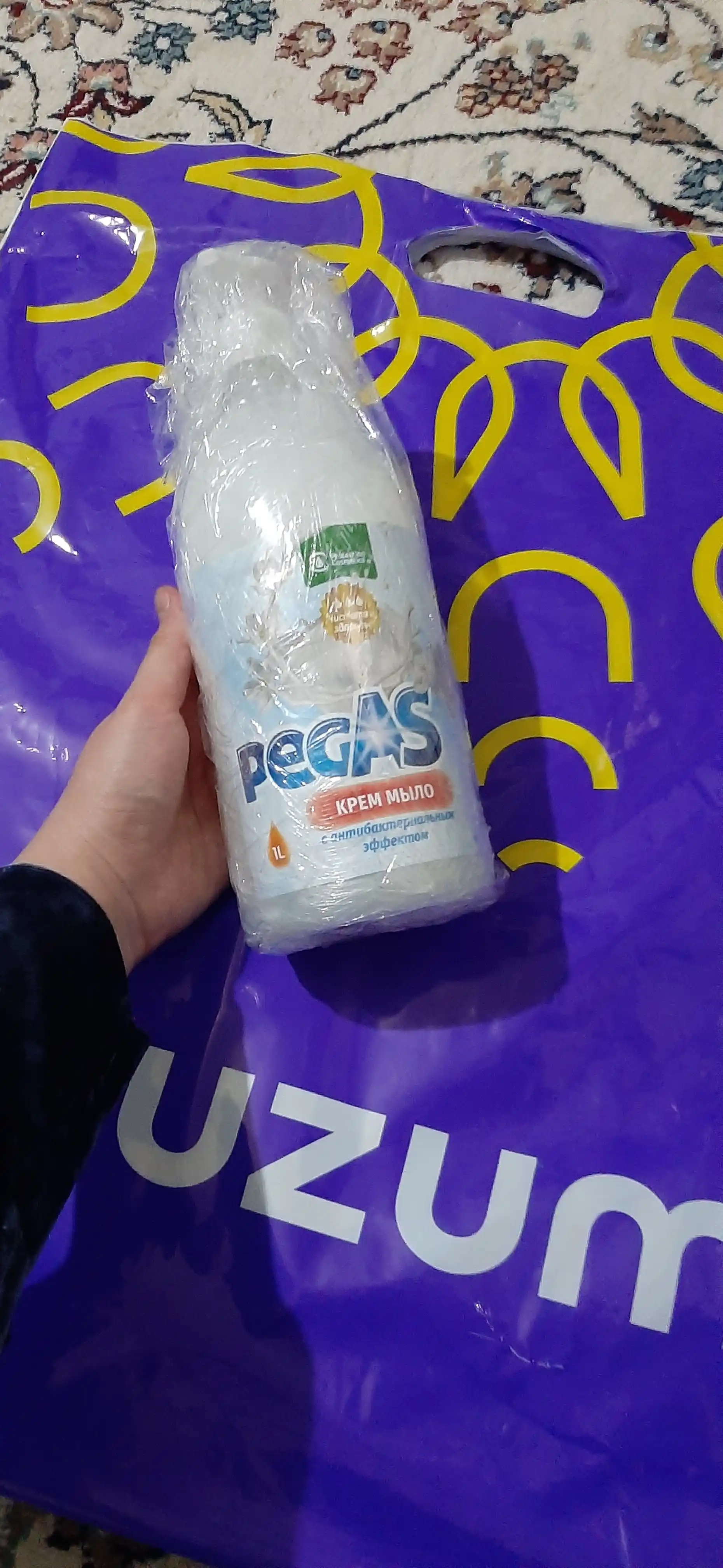 Жидкое мыло-крем Pegas, 1 л