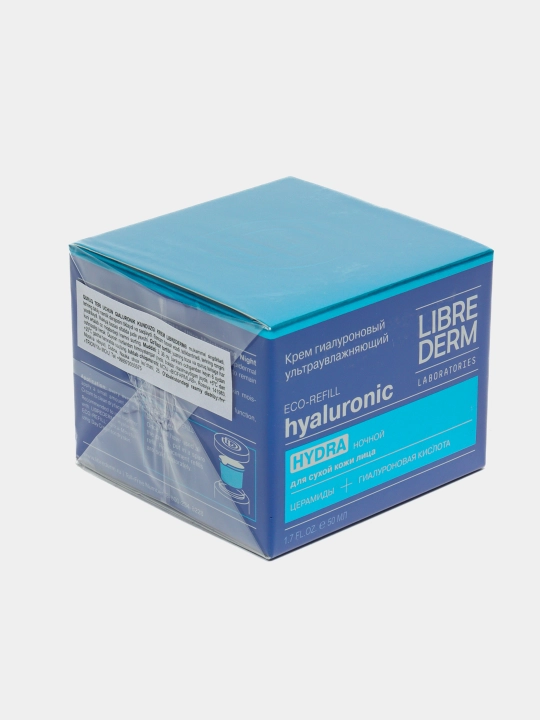 LIBREDERM Eco-refill Гиалуроновый крем ультраувлажняющий ночной для сухой кожи, 50 мл