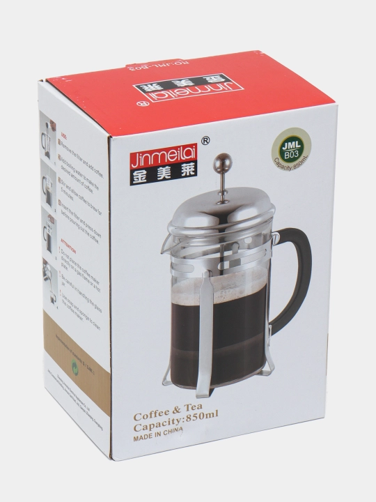 French-press, shishali, 1 litr
