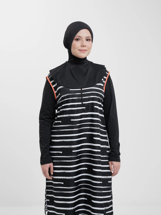 Ayollar uchun S-XL Burkini cho‘milish kiyimi