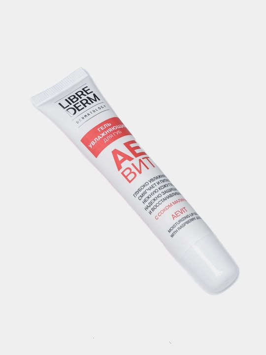 Lablar uchun namlovchi gel Librederm Aevit, malina sharbati bilan, 20 ml