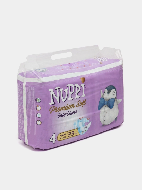Bolalar tagliklari Nuppi 4 N, 9-18 kg, 39 dona