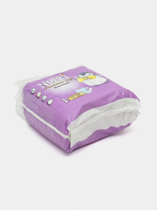 Детские подгузники Nuppi Newborn 1, 2-5 кг, 22 шт