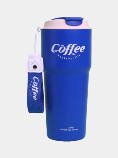 Термокружка "Coffee" для холодных и горячих напитков, в машину или на работу