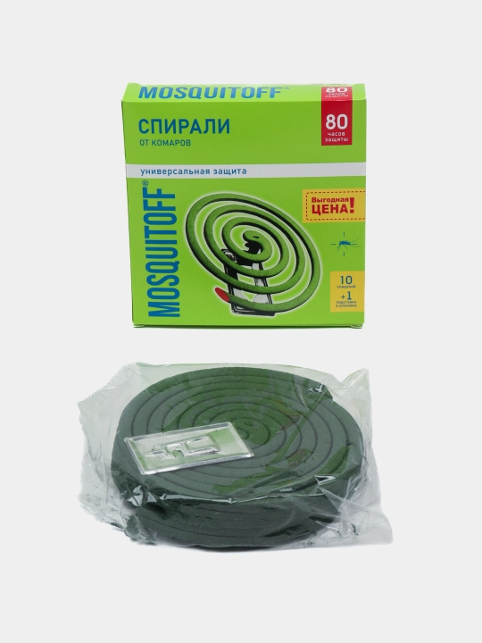 Спирали от комаров Mosquitoff Универсальная защита, 10 шт, Россия