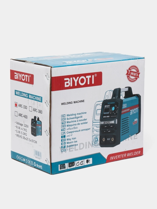 Invertor payvandlash apparati Biyoti ARC-330A, ART 1939