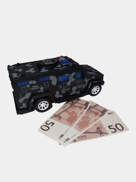Детский сейф в виде машины Military Car Safe Box