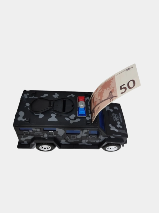 Детский сейф в виде машины Military Car Safe Box