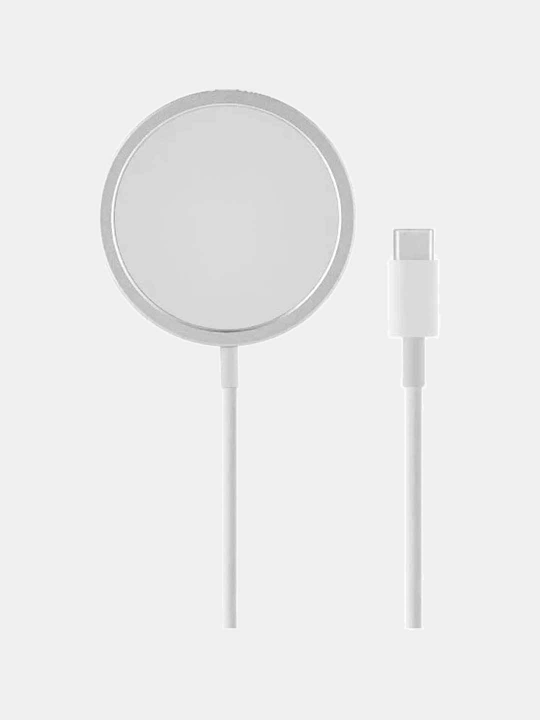 Беспроводное зарядное устройство Magsafe Charger, мощность Qi: 15 Вт, белый