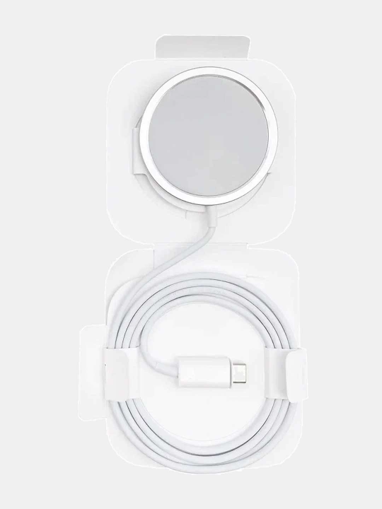 Беспроводное зарядное устройство Magsafe Charger, мощность Qi: 15 Вт, белый