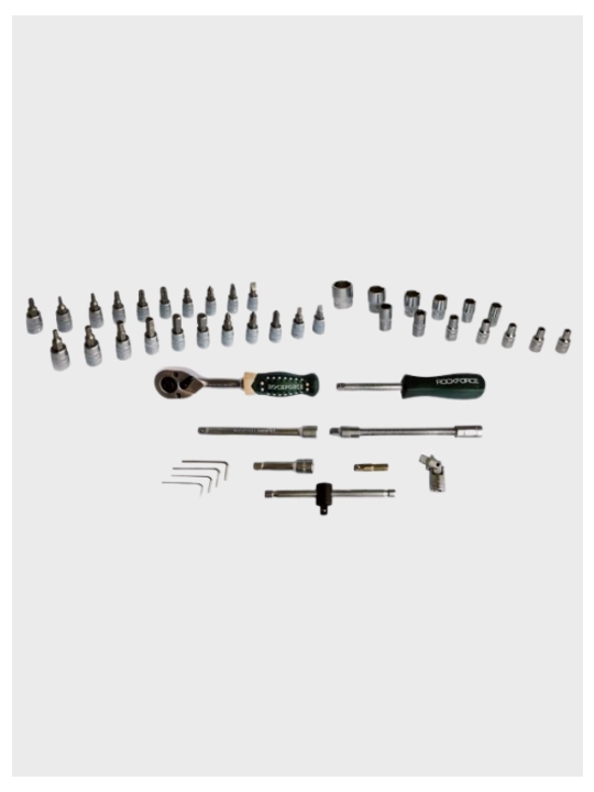 Nabor kluch, asboblar to'plami RockFORCE RF-2462-5, 1/4", 4-14 mm, 46 buyum keysda
