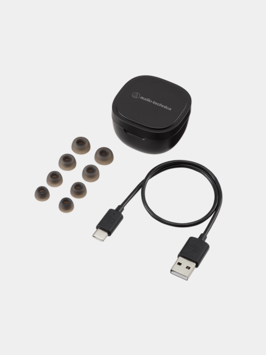 Simsiz quloqchinlar Audio-Technica ATH-SQ1TWBKNRD