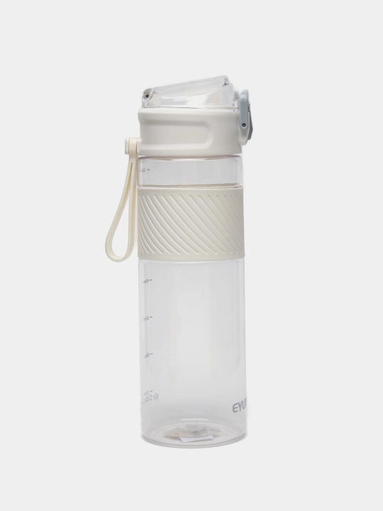 Suv uchun sport idishi, silikon belbog' va qulf bilan, 780 ml