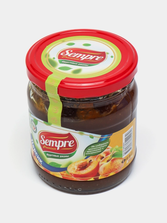 Фруктовый джем Sempre Premium "Персик", 480 г